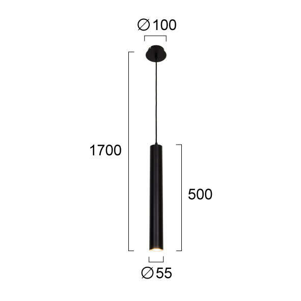 Φωτιστικό Οροφής Μονόφωτο Viokef Lesante Black 4287300 Home Φωτιστικά Spitishop