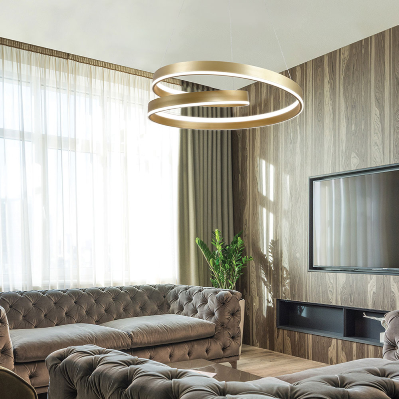 Φωτιστικό Οροφής LED Viokef Capri Gold 4291301