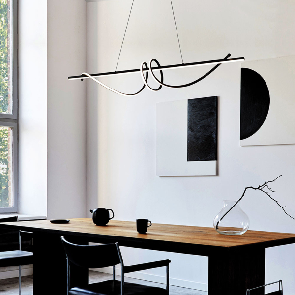 Φωτιστικό Οροφής LED Viokef Claudia Black 4291400