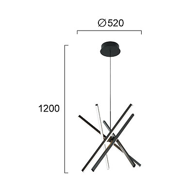Φωτιστικό Οροφής Πολύφωτο Led Viokef Ray 4301300 Home Φωτιστικά Spitishop