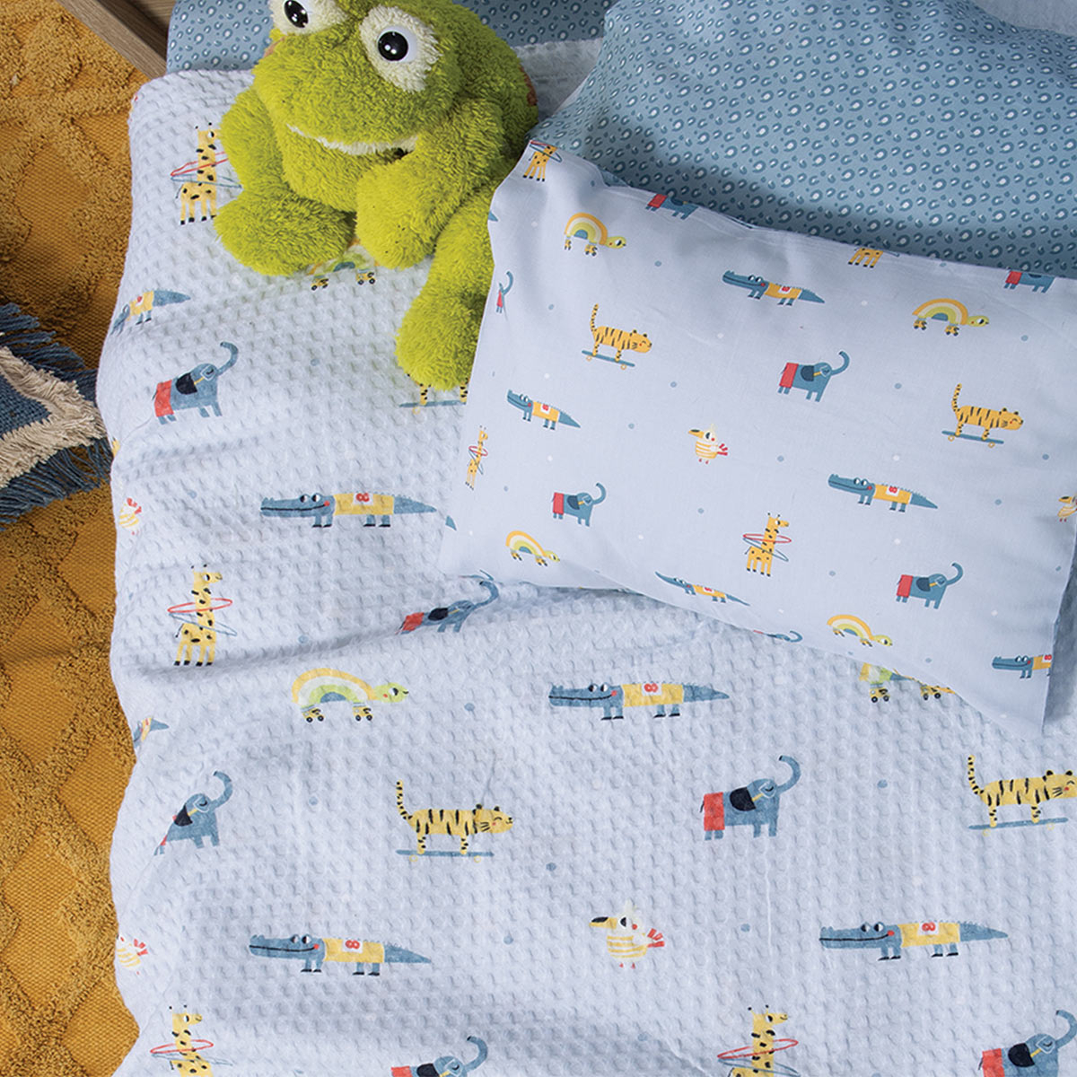 Κουβέρτα Πικέ Κούνιας (110×150) Nef-Nef Baby Funtastic 280302