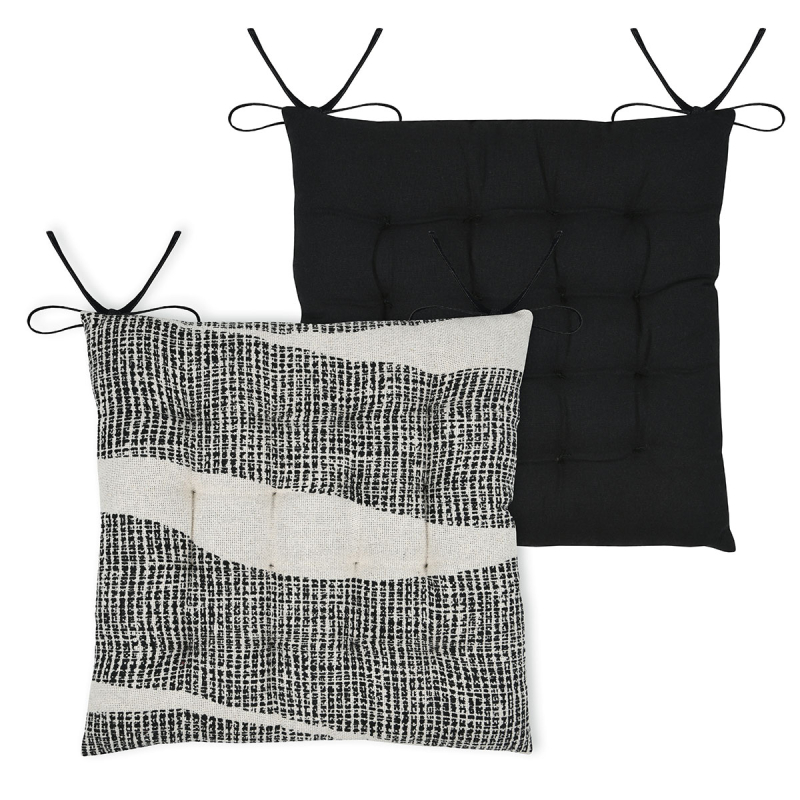 Μαξιλάρι Καρέκλας 2 Όψεων (38x38) S-F Peter Anthracite CUD111002GAL