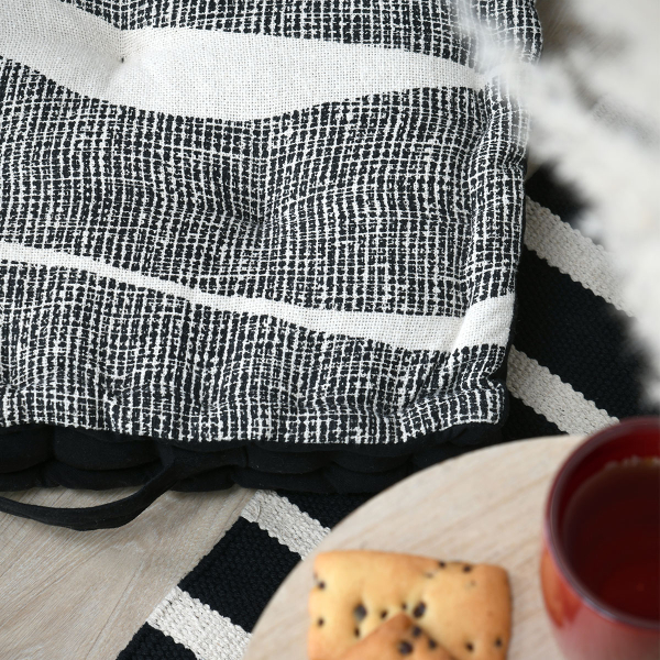 Μαξιλάρα Δαπέδου (45x45x10) S-F Peter Anthracite C5D111001