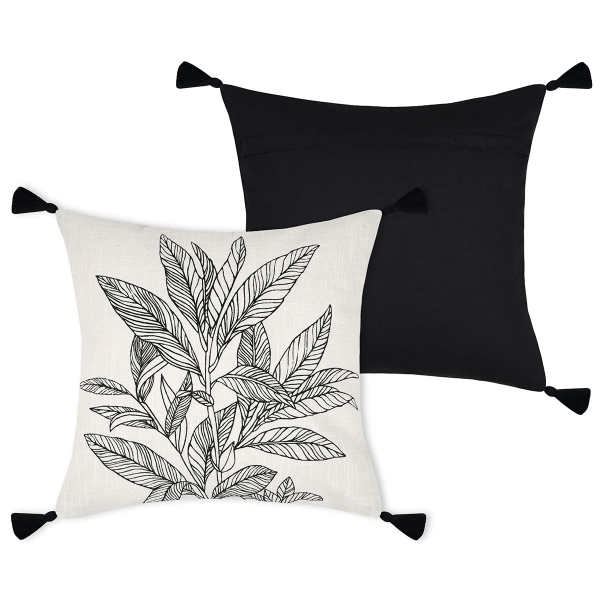 Διακοσμητικό Μαξιλάρι (40x40) S-F Kinogi Noir C0D119002