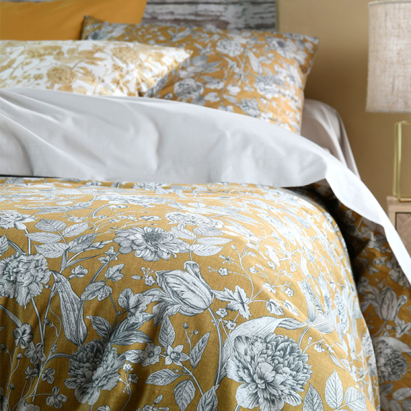 Παπλωματοθήκη Υπέρδιπλη (220x240) 2 Όψεων S-F Jacinthe Moutarde HC3D213001