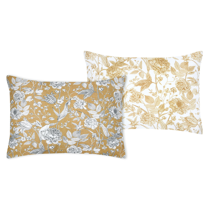 Μαξιλαροθήκη 2 Όψεων (50x70) S-F Jacinthe Moutarde T2D213001