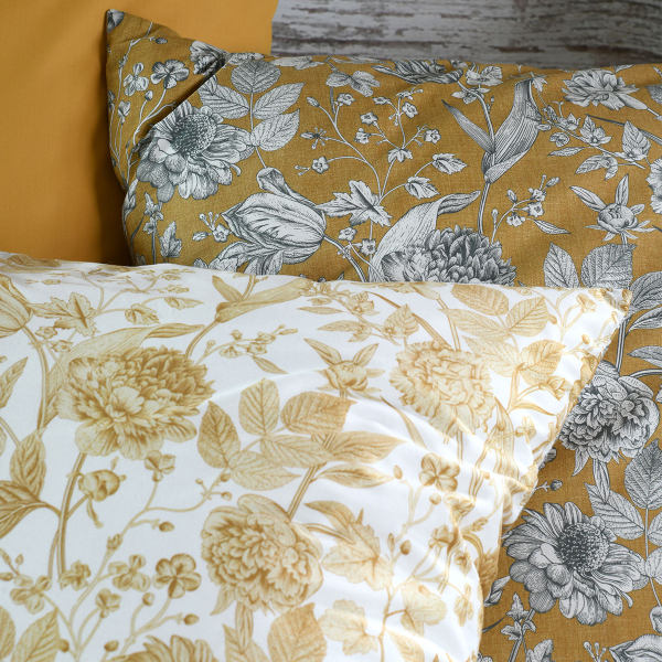 Μαξιλαροθήκη 2 Όψεων (50x70) S-F Jacinthe Moutarde T2D213001