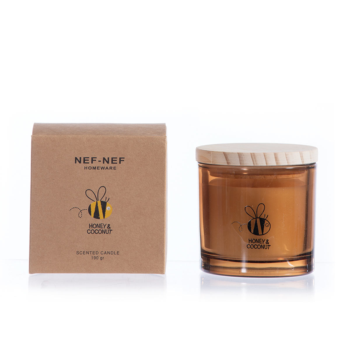 Αρωματικό Κερί 190gr Nef-Nef Honey Coconut 280485