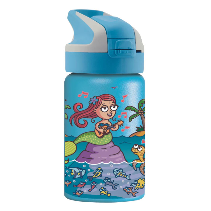 Παγούρι - Θερμός 350ml Με Καλαμάκι Laken Ukelele