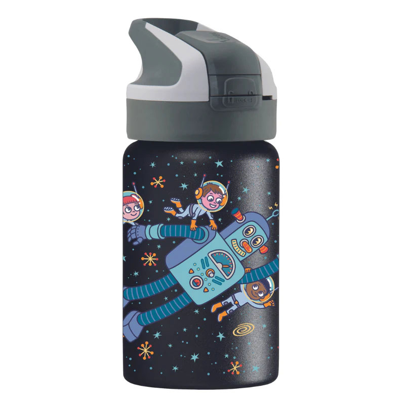 Παγούρι - Θερμός 350ml Με Καλαμάκι Laken Space Robot