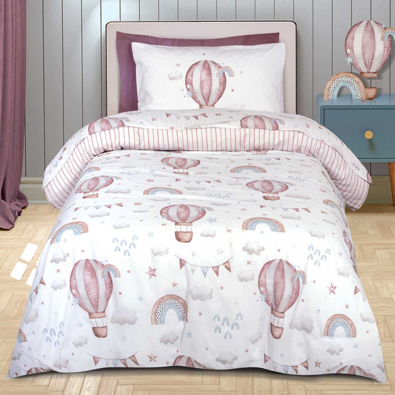 Παπλωματοθήκη Μονή (Σετ 160x240) 2 Όψεων Greenwich Polo Club Junior 8841