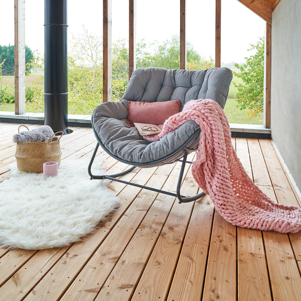 Πολυθρόνα Relax Κουνιστή Εξωτερικού Χώρου (109x84x96) H-S Paopao 159872A