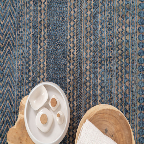 Χαλί Διαδρόμου (65x200) Royal Carpet Gloria Cotton 34 Blue