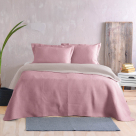 Κουβερλί Υπέρδιπλο (Σετ 220x240) 2 Όψεων Rythmos Allure Apple - Beige