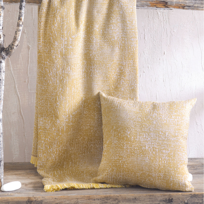 Ριχτάρι Καναπέ Διθέσιου (180x240) Rythmos Canda Mustard