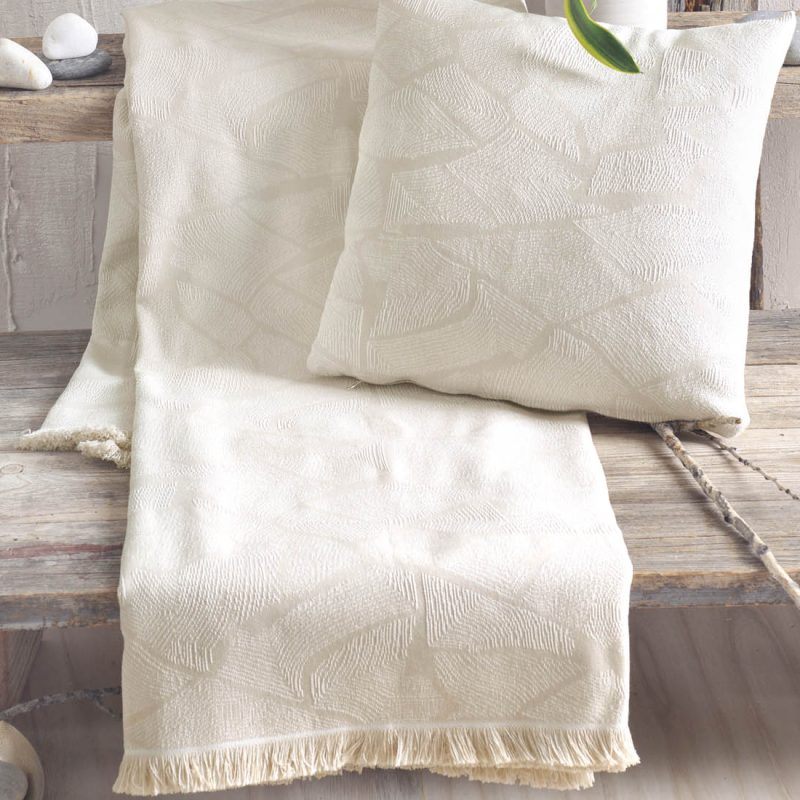 Ριχτάρι Καναπέ Τετραθέσιου (180x330) Rythmos Casa Ecru