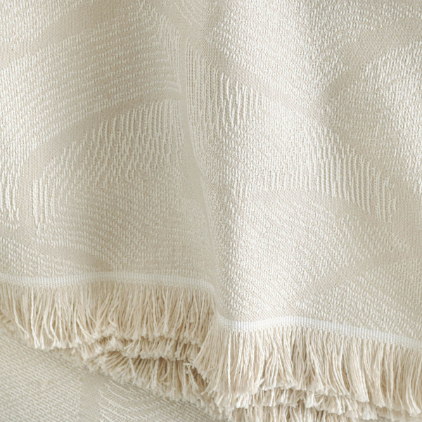 Ριχτάρι Καναπέ Τετραθέσιου (180x330) Rythmos Casa Ecru