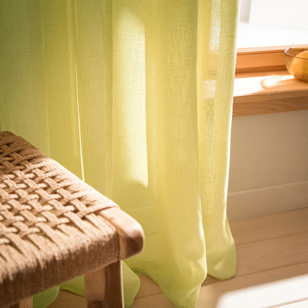 Κουρτίνα (140x280) Με Τρουκς Gofis Home Combe Spring Green 502/37