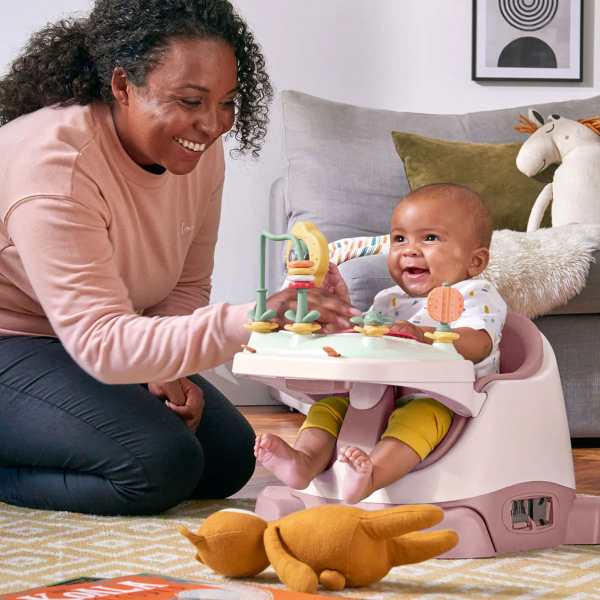 Φορητό Καθισματάκι Φαγητού (3-36 Μηνών) Mamas & Papas Bug & Act Tray Blossom 9868L7400