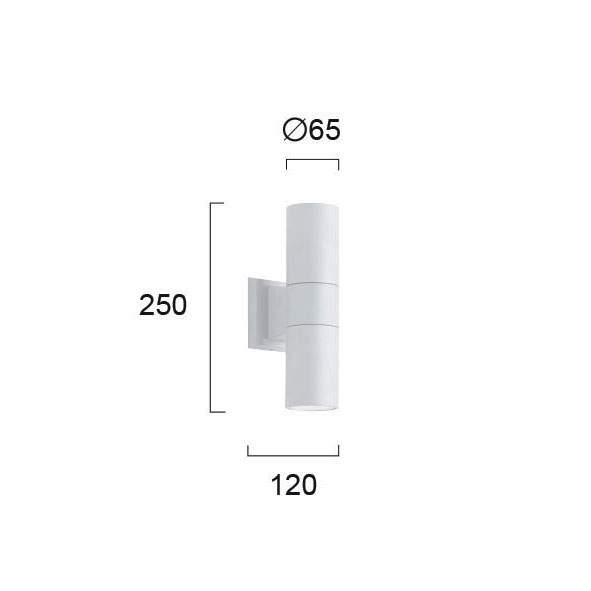 Σποτ Εξωτερικού Χώρου Viokef Sotris White 4038401 Home Φωτιστικά - Κήπου Spitishop
