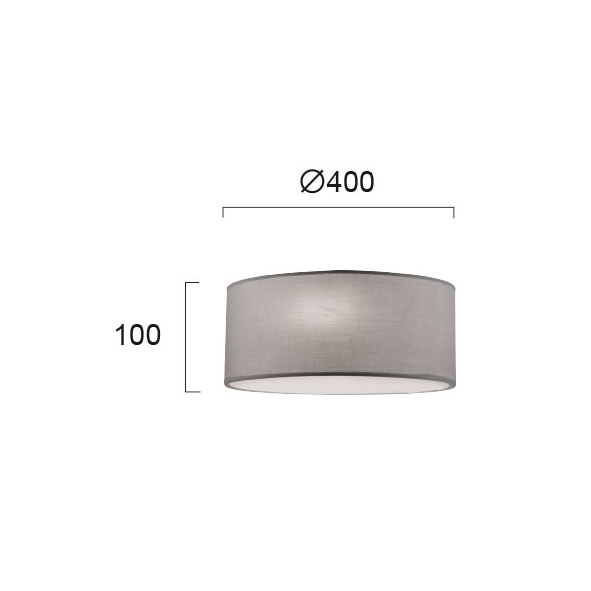 Φωτιστικό Πλαφονιέρα Viokef Bristol 4114600 Home Φωτιστικά Οροφής Spitishop