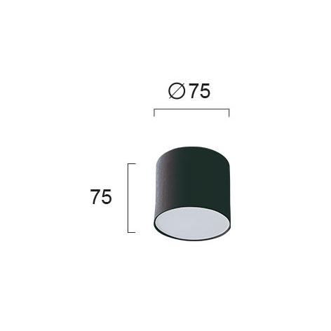 Φωτιστικό Πλαφονιέρα Led Viokef Jaxon Black 4157301 Home Φωτιστικά Οροφής Spitishop