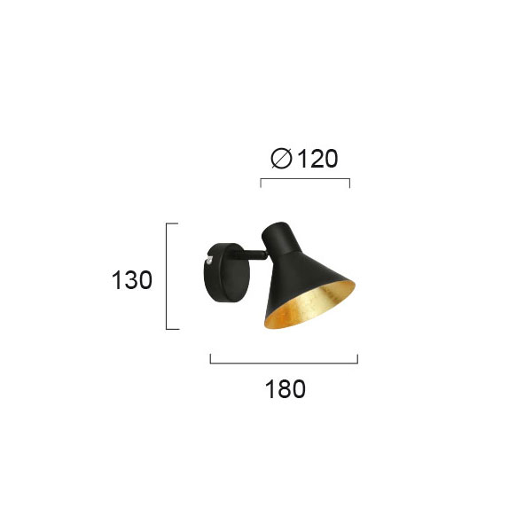 Σποτ Μονόφωτο Viokef Harvey 4167000