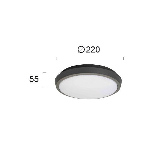 Φωτιστικό Πλαφονιέρα Led Viokef Tibuok 4197600 Home Φωτιστικά Οροφής Spitishop