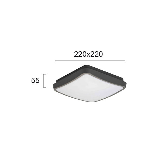 Φωτιστικό Πλαφονιέρα Led Viokef Tibuok 4197700 Home Φωτιστικά Οροφής Spitishop
