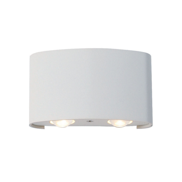 Απλίκα LED Εξωτερικού Χώρου Viokef Twist White 4211000