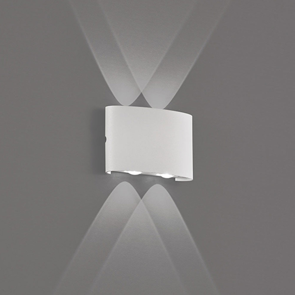 Απλίκα LED Εξωτερικού Χώρου Viokef Twist White 4211000