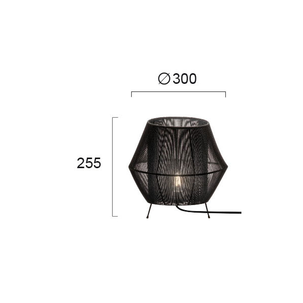 Πορτατίφ Viokef Zaira Black 4214201