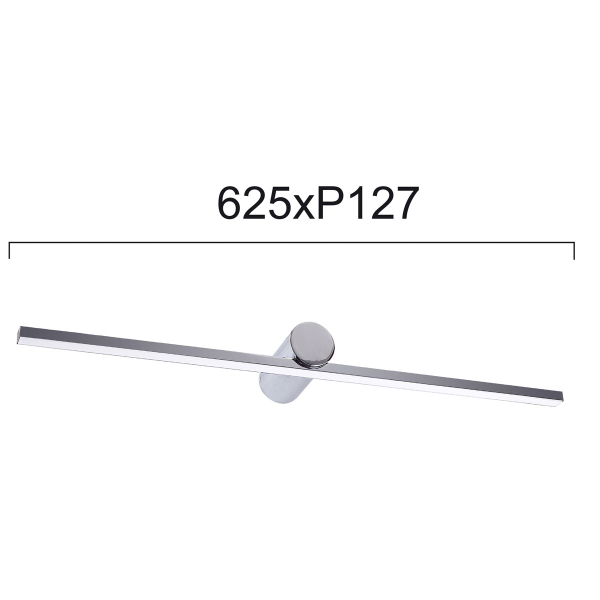 Φωτιστικό Μπάνιου LED Viokef Rocco Silver 4236200