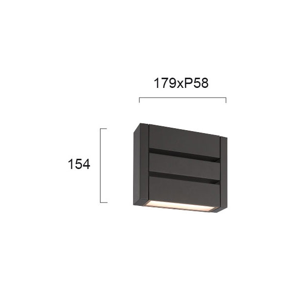 Απλίκα Led Εξωτερικού Χώρου Viokef Delos 4256700 Home Φωτιστικά - Κήπου Spitishop
