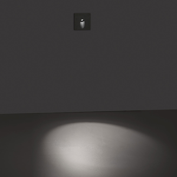 Απλίκα LED Εξωτερικού Χώρου Χωνευτή Viokef Serifos Square 4261200