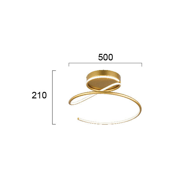 Φωτιστικό Πλαφονιέρα Led Viokef Jill 4263200 Home Φωτιστικά Οροφής Spitishop