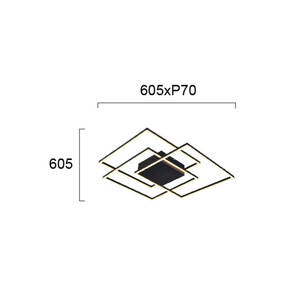 Φωτιστικό Πλαφονιέρα Led Viokef Daniel 4263500 Home Φωτιστικά Οροφής Spitishop