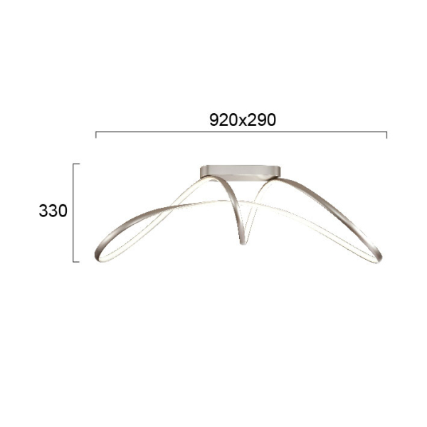 Φωτιστικό Πλαφονιέρα LED Viokef Caprice 4275400