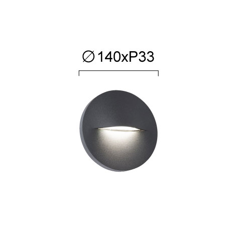 Απλίκα Led Εξωτερικού Χώρου Viokef Vita Anthracite 4298300 Home Φωτιστικά - Κήπου Spitishop