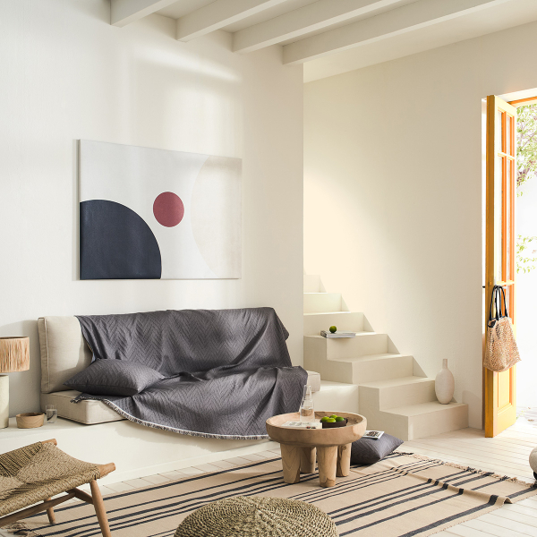 Ριχτάρι Καναπέ Διθέσιου (180x250) Gofis Home Ori Graphite 401/14