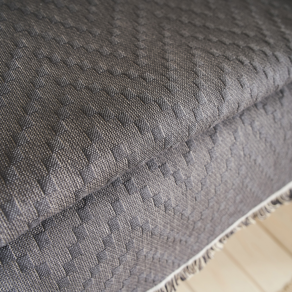 Ριχτάρι Καναπέ Διθέσιου (180X250) Gofis Home Ori Graphite 401 14 Λευκά Είδη Σαλονιού Ριχτάρια Spitishop