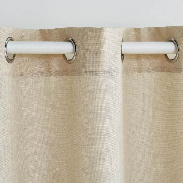 Κουρτίνα (140x280) Με Τρουκς L-C Zeline Natural 1612346