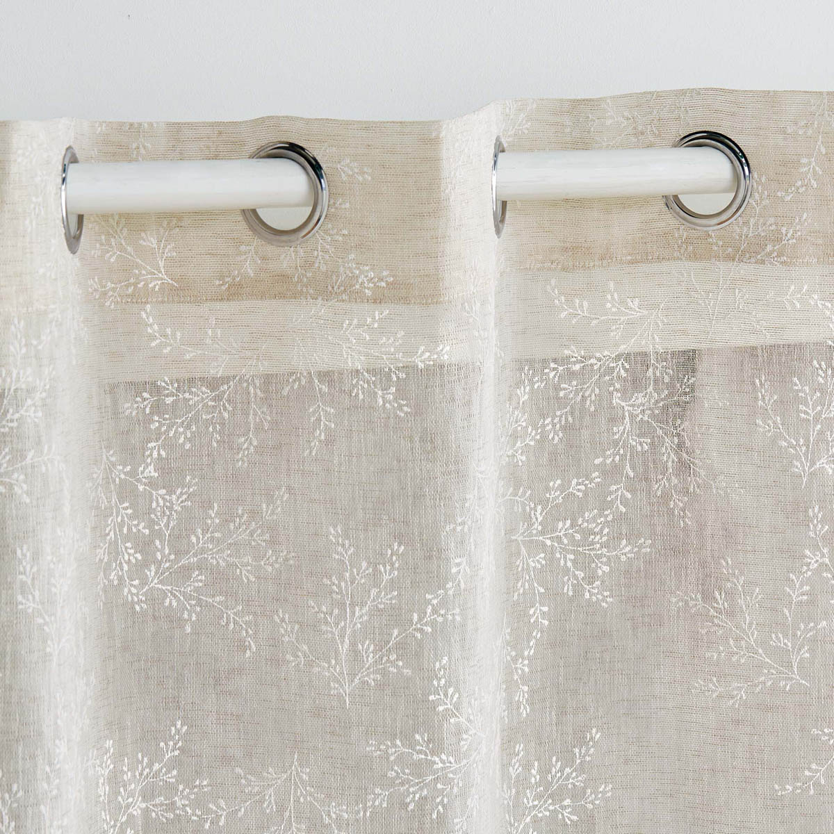 Κουρτίνα (140X240) με Τρουκς L-C Karla Taupe 1627503 Home Κουρτίνες Σαλονιού Spitishop