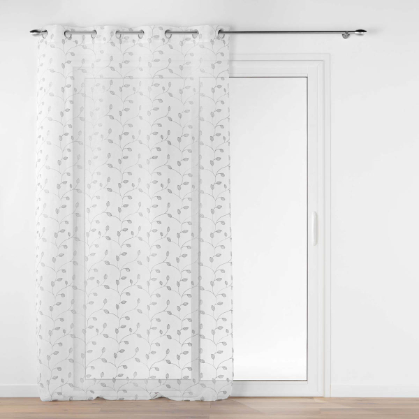 Κουρτίνα (140x240) Με Τρουκς L-C Edna Silver 1627622
