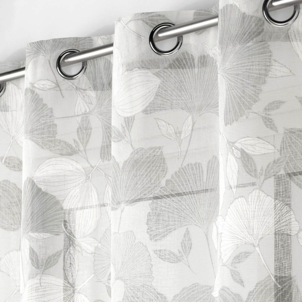 Κουρτίνα (140x240) Με Τρουκς L-C Ginko White 1627627