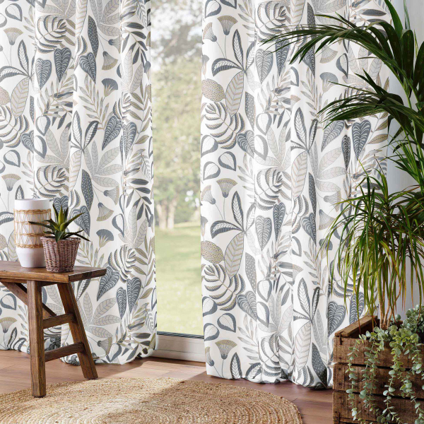 Κουρτίνα (140x280) Με Τρουκς L-C Tilda White 1612352