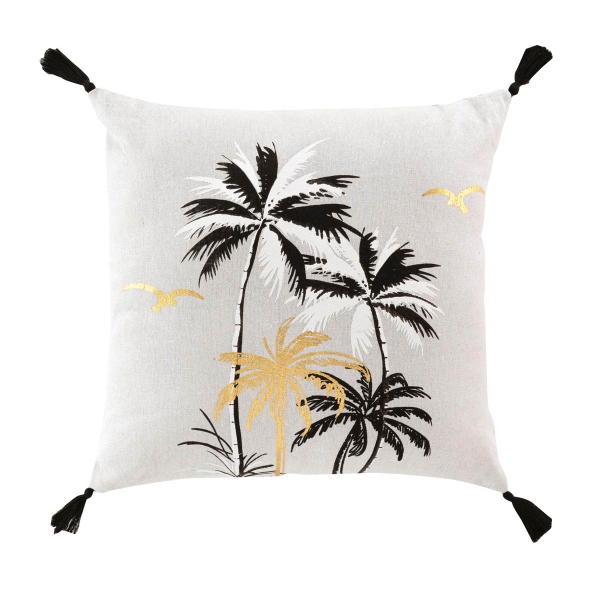 Διακοσμητικό Μαξιλάρι (45x45) L-C Papeete Black 1612336