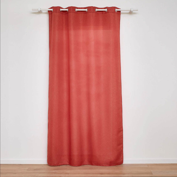 Κουρτίνα (140x260) Με Τρουκς L-C Zeline Terracotta 1612286