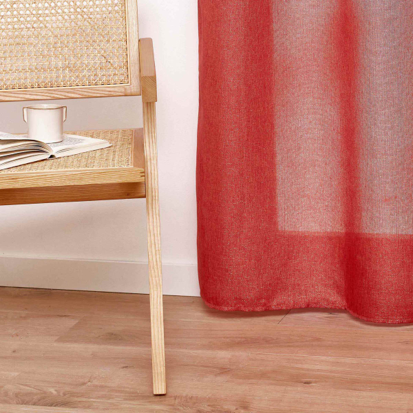 Κουρτίνα (140x260) Με Τρουκς L-C Zeline Terracotta 1612286