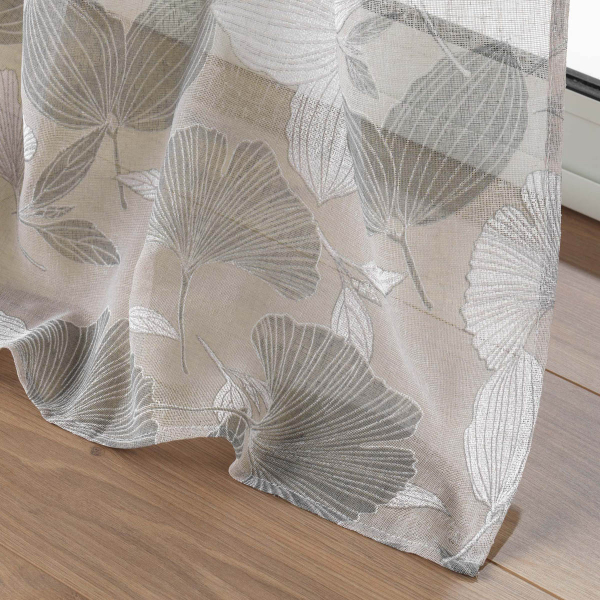 Κουρτίνα (140x280) Με Τρουκς L-C Ginko Hazelnut 1627630